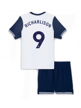 Tottenham Hotspur Richarlison #9 Replika Hemmakläder Barn 2024-25 Kortärmad (+ byxor)